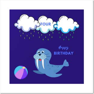 Fourth Birthday Posters and Art